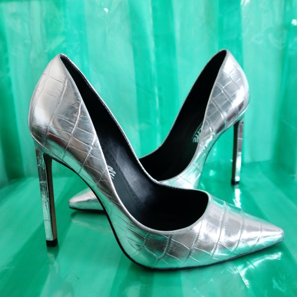 l'intervalle Renata Silver Croco